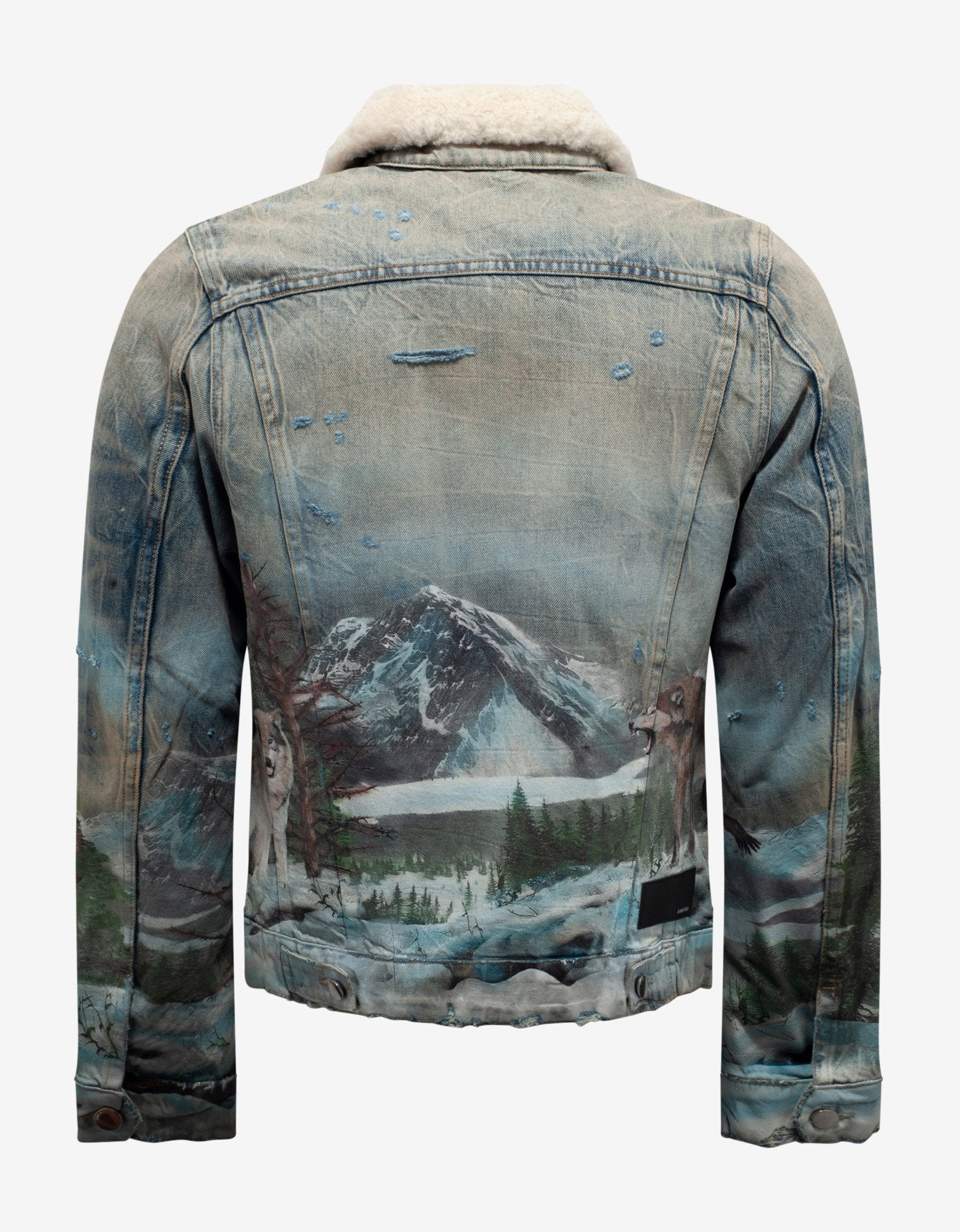 Amiri sherpa jacket cheap